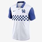 Kentucky Wildcats Primetime Campus Vapor Men's Nike Dri-FIT College Polo - White