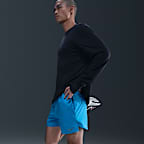 Nike Dri-FIT Stride 男款 5" 隱藏式內裡跑步短褲