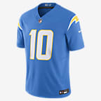 Jersey de fútbol americano Nike Dri-FIT de la NFL Limited para hombre Justin Herbert Los Angeles Chargers - Azul pólvora