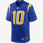 NFL Los Angeles Chargers (Justin Herbert) Men's Game Football Jersey - Royal