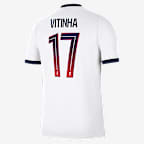 Vitinha Paris Saint-Germain 2026/27 Stadium Away Men's Nike Dri-FIT Soccer Jersey - White/Red/Blue