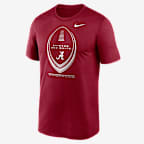 Alabama Primetime Football Icon Legend Men's Nike Dri-FIT College T-Shirt - Crimson