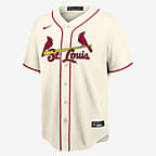 MLB St. Louis Cardinals (Paul Goldschmidt) Men's Replica Baseball Jersey - Cream
