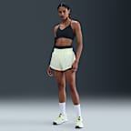 Bra deportivo con estampado floral con almohadillas para mujer Nike Indy Light Support