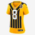 Aaron Rodgers Pittsburgh Steelers Women’s Nike NFL Game Jersey - Gold