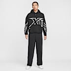 자 남성 써마 핏 풀오버 농구 후디