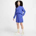 Shorts de ajuste holgado y tiro alto para mujer Nike Sportswear Phoenix Fleece