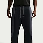 Nike Tech Men's Colour-Block Open-Hem Fleece Trousers