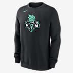 New York Liberty Club Fleece Men's Nike WNBA Sweatshirt - Black