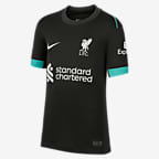 Trent Alexander-Arnold Liverpool 2024/25 Stadium Away Bid Kids' Nike Dri-FIT Soccer Jersey - Forest Green