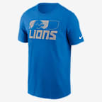 Playera Nike de la NFL para hombre Detroit Lions Air Essential - Azul