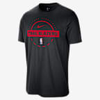 Playera de entrenamiento Nike de la NBA para hombre Portland Trail Blazers