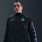 Pánská tkaná sportovní souprava Nike Football Inter Milán Sport Essential s bundou s kapucí