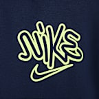 Sudadera de básquetbol con gorro sin cierre de tejido Fleece para niños talla grande Nike Culture of Basketball