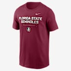 Florida State Courtside Basketball Men's Nike Dri-FIT College T-Shirt - Garnet