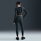 Nike Pro Women's Dri-FIT Cropped Long-Sleeve Top