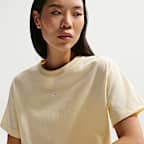 Playera de manga corta holgada cropped para mujer Nike Sportswear Classic