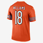 Jersey Nike Dri-FIT de la NFL Legend para hombre Caleb Williams Chicago Bears