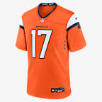 Jersey Nike de la NFL Game para hombre Jaylen Waddle Denver Broncos - Naranja