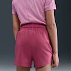 Nike One Older Kids' (Girls') Dri-FIT High-Waisted Woven Training Shorts