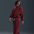 Nike Standard Issue angeraute Therma-FIT-Basketballhose mit offenem Saum (Herren)