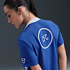 FC Chelsea Academy Pro Third Nike Dri-FIT Total 90 Pre-Match-Fußballoberteil (Damen)