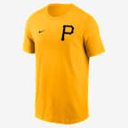 Pittsburgh Pirates 2-Hit Playera Nike de la MLB para hombre - Oro