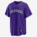 Kris Bryant Colorado Rockies Men's Nike MLB Replica Jersey - Purple