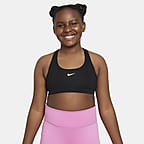Nike Swoosh Big Kids' (Girls') Sports Bra (Extended Size)