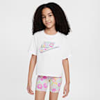 Nike Flow-Ral Little Kids' Boxy Graphic T-Shirt
