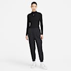Nike Sportswear Essential Women's Ribbed Mock-Neck Long-Sleeve Top