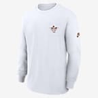 Texas Longhorns Legacy Max90 Pocket Men's Nike College Long-Sleeve T-Shirt - White