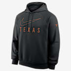 Texas Premium Performance Men's Nike Dri-FIT College Pullover Hoodie - Black
