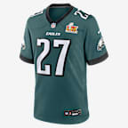 Quinyon Mitchell Philadelphia Eagles Super Bowl LIX Men's Nike NFL Game Jersey - Green