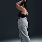 Överdimensionerade sweatpants med hög midja Nike Sportswear Phoenix Fleece för kvinnor (Plus Size)