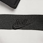 Polo cropped oversized de rayas con magas 3/4 para mujer Nike Sportswear Phoenix Fleece