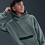 Sudadera con gorro sin cierre oversized para niño talla grande Nike Sportswear Tech Fleece