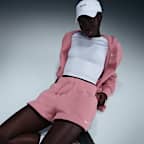 Shorts de ajuste holgado y tiro alto para mujer Nike Sportswear Phoenix Fleece