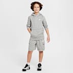 Shorts cargo de French Terry para niños talla grande Nike Sportswear Club