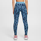 Nike Pro Girls' Dri-FIT Mid-Rise Leggings