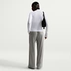 Pants de dobladillo abierto ligeros de tiro medio para mujer Nike Sportswear Chill Knit