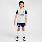 Inter Milan Strike Nike Dri-FIT voetbaltop met korte mouwen voor kids