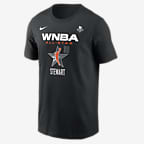 Playera de Nike de la WNBA para hombre Breanna Stewart New York Liberty 2024 WNBA All-Star - Negro