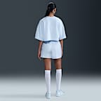 Playera de manga corta de French Terry holgada cropped para mujer Nike Sportswear Phoenix Fleece