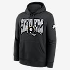 Pittsburgh Steelers Rewind Club Men's Nike NFL Pullover Hoodie - Black