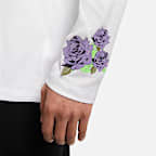 เสื้อยืดบาสเก็ตบอลแขนยาวผู้ชาย Nike Dri-FIT Giannis Swoosh Freak