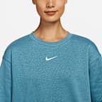 Sudadera oversized de cuello redondo de tejido Fleece para mujer Nike Sportswear Phoenix