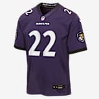 Derrick Henry Baltimore Ravens Big Kids' Nike NFL Game Jersey - Purple