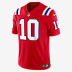 Drake Maye New England Patriots Men's Nike Dri-FIT NFL Limited Jersey - Red