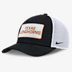 Gorra de rejilla universitaria Nike Nike ajustable para hombre Texas On-Field Rise - Negro